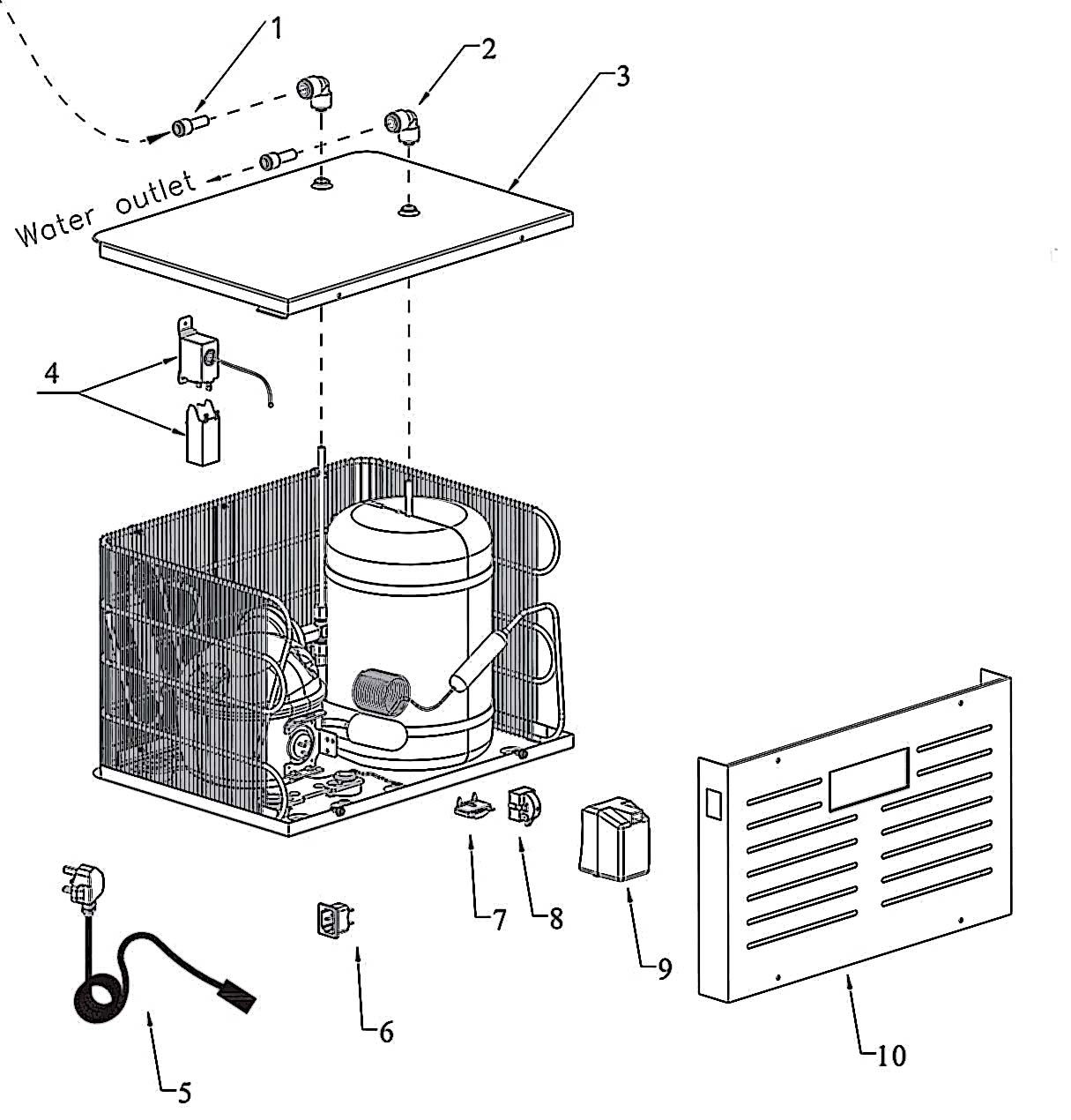 UC800M/MCL  Undersink Chiller