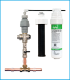Cooler/Boiler Installation Rail for Soft Water area with a Carbon Filter